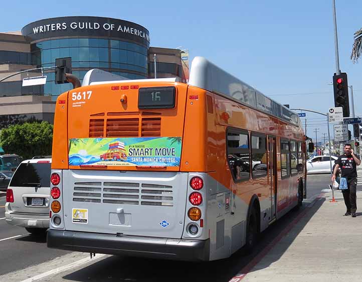 LA Metro New Flyer XN40 5617